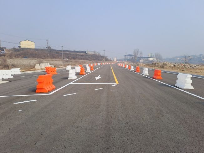 국지도86호선 양주 가납~상수 도로확포장공사(9월 개통 예정)