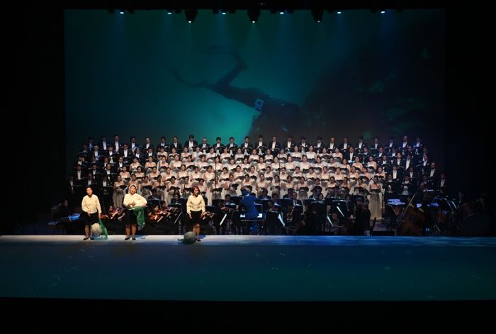 지난 10일 포항문화예술회관에서 포항·울산·경주 3개 도시 시립예술단이 해오름동맹 합동공연을 개막했다.