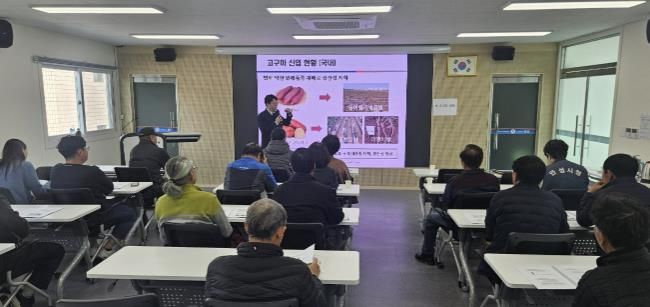 안성시, 영양만점 줄기채소 고구마 통채루 재배기술 교육 추진