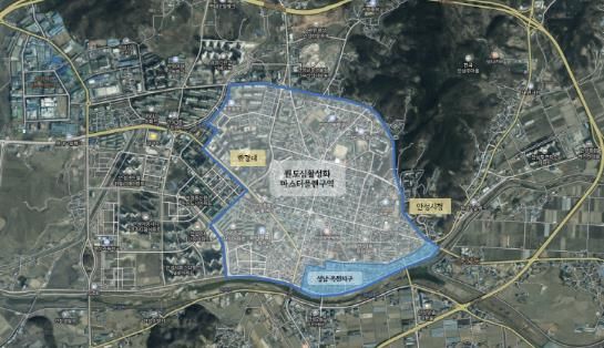 원도심활성화마스터플랜 수립구역