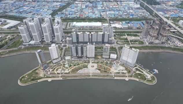 안산시 반달섬 전경