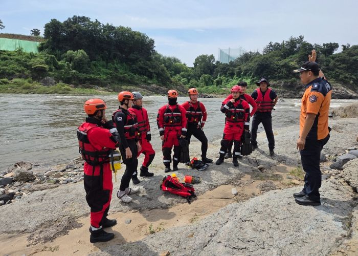 파주소방서, 급류사고 대비 등 실전형 구조훈련 실시