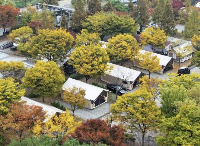 안산화랑오토캠핑장 전경