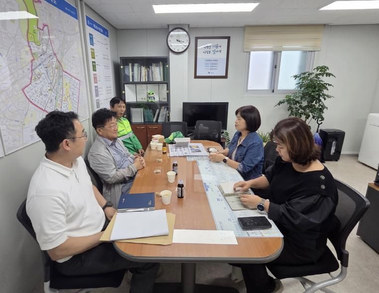 수원시 팔달구 매교동, 생활폐기물 수거업체와 간담회 개최