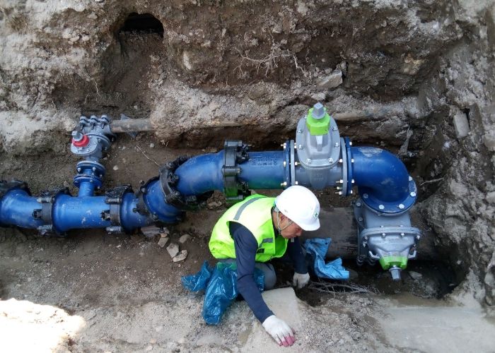 노후 상수도관 교체 공사