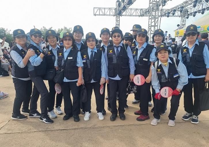 파주시 문산읍 실버경찰대, 문산거리축제의‘보이지 않은 손’으로 활약