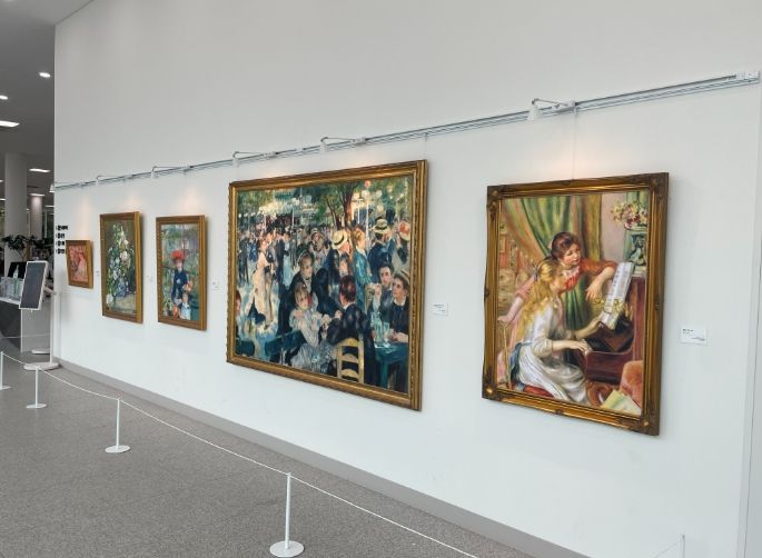 모담도서관에서 10월 「따뜻한 색채의 화가: 르누아르전(展」)을 연다.