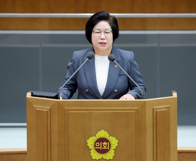 경기도의회 김옥순 의원, ‘사립학교 운영 개선·학교급식 공공성 회복·경기RE100 실효적 추진’ 촉구