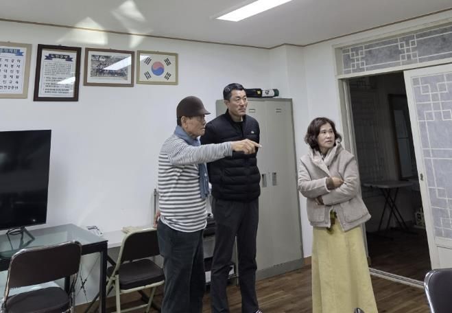 수원시 장안구 조원1동, 경로당 애로사항 청취 및 한파 안전점검