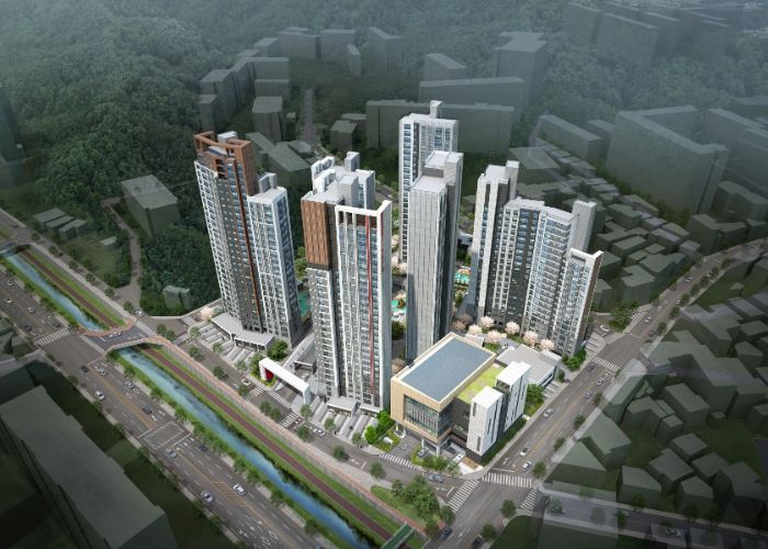 양지마을 주거재생혁신지구 사업 조감도