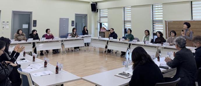 수원시 팔달구 고등동 주민자치회, 2026년도 주민자치센터 강사 간담회 개최