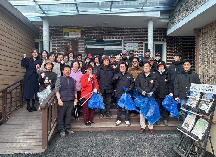 여주시 대신면, 설맞이 환경정화 및 산불예방 활동 실시