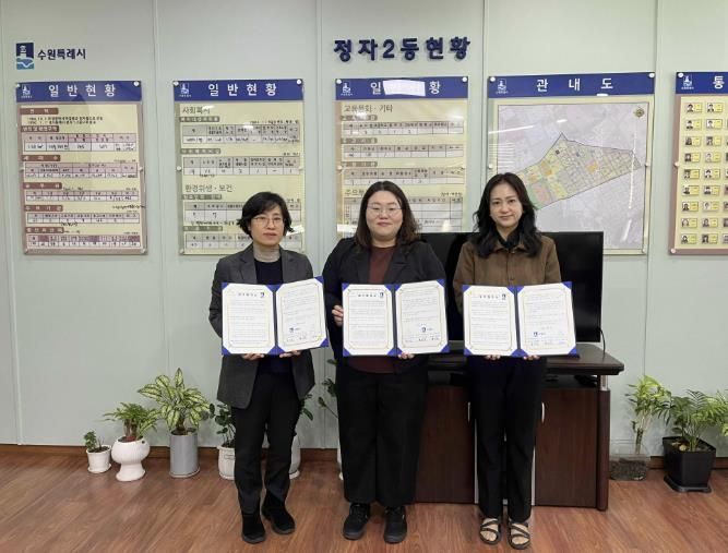 수원시 장안구 정자2동, 수원시자살예방센터와 생명존중안심마을 조성을 위한 업무협약 체결