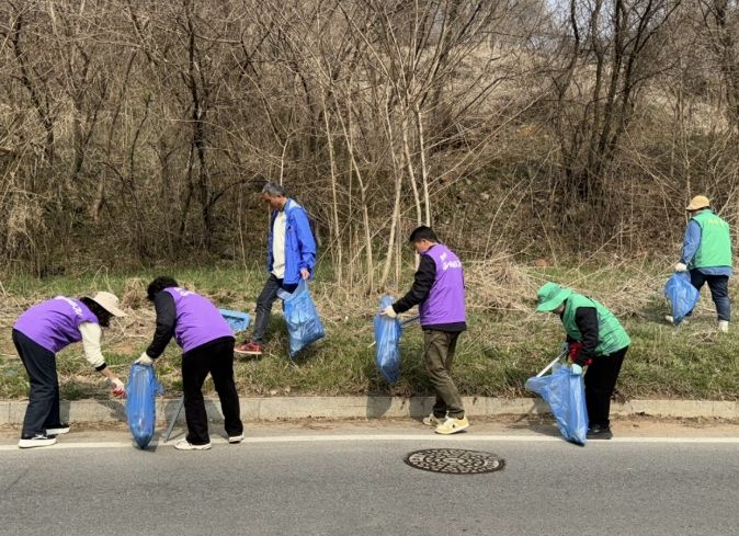 광주시 도척면, 경기도체육대회 앞두고 대대적 환경정비 실시