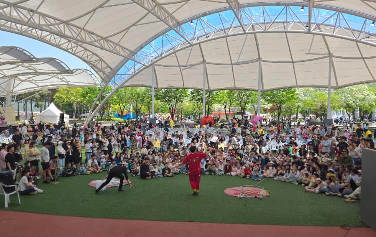 작년 5월 곡성섬진강기차마을에서 열린 어린이날 특별 행사