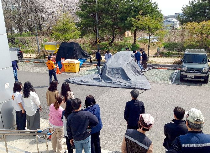 화재 진압 훈련